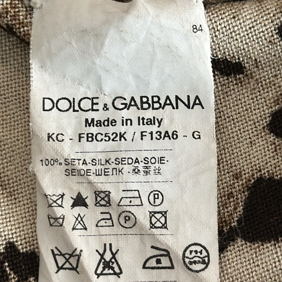 Dolce and Gabbana animal print silk cardigan - Picture 7 of 8